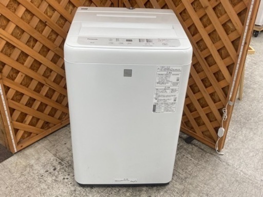 【愛品館江戸川店】パナソニック　5.0kg全自動洗濯機　2021年製　お問い合わせID：142-032237-007