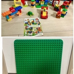 LEGO★レゴ デュプロ みどりのコンテナ内のブロック★デラックス