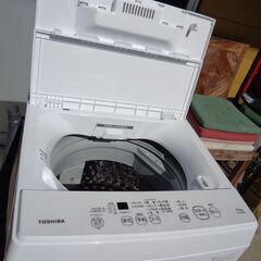 【美品】TOSHIBA　全自動電気洗濯機　AW-45M9　2022年製　D Amazon.co.jp: 東芝 全自動洗濯機 4.5kg ピュアホワイト AW-45M9