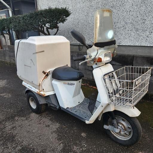 ホンダ　ジャイロUP　バッテリー新品　その3　大型リアボックス　配達可能です！