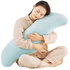 【ネット決済】抱き枕　カバー付き　授乳クッション　妊婦　洗濯可能　快眠