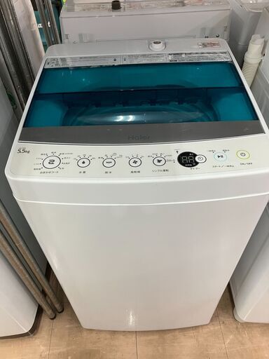 Haierハイアール5.5kg洗濯機2019年製JW-C55ANo.1807● ※現金、クレジット、スマホ決済対応※