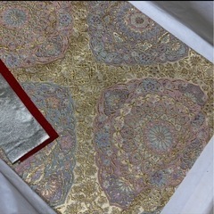 伊達えり 重ね襟と帯 袋帯