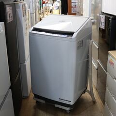 186)HITACHI 日立 8kg タテ型洗濯乾燥機 B…