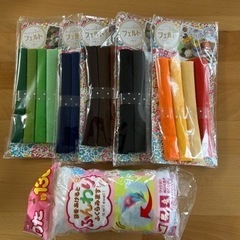 あげます　手芸用品　フェルトと綿(DAISO)