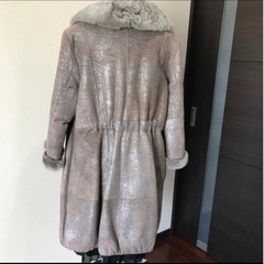 毛皮コート　羊毛　メリノラム　レッキスラビット　ムートン