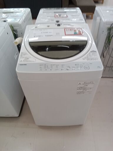 ★ジモティ割あり★ TOSHIBA 洗濯機 AW-6G6（W) 6kg 19年製 動作確認／クリーニング済み TC1786