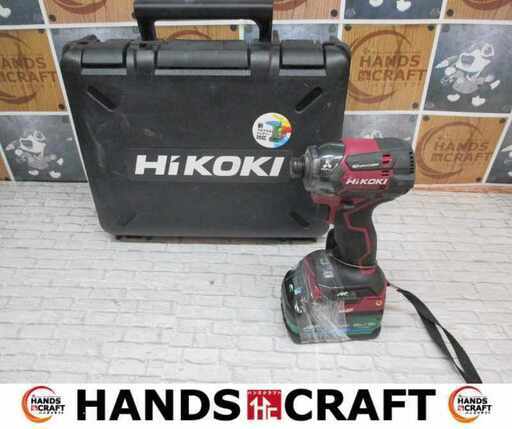 HIKOKI ハイコーキ WH36DC2XPRSZ インパクトドライバ マルチボルトバッテリー×2 充電器 36V 中古品 【ハンズクラフト宜野湾店】