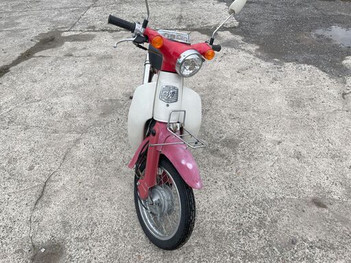ホンダ リトルカブ C50 ボアアップ仕様 走行少ない約8,000km キャブ車 原付 50cc スクーター 実働 機関良好 赤系 4ミニ 鳥取 ホンダ リトルカブ C50 ボアアップ仕様 走行少ない約8,000km キャブ車