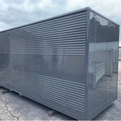 No.832 アルミバン 2ｔ 車  アルミ 箱 バイク 倉庫 トラック コンテナ 米 保管庫 物置 DIY