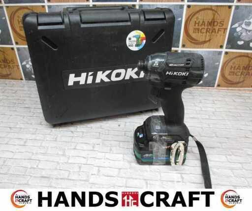 ハイコーキ WH36DC2XPBSZ インパクトドライバ 36V マルチボルトバッテリー×2 充電器 中古品 【ハンズクラフト宜野湾店】