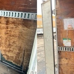 No.833 アルミバン 2ｔ 車  アルミ 箱 バイク 倉庫 トラック コンテナ 米 保管庫 物置 DIY