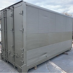 ✨️大好評✨️オリーブドラフ✨️No.834 アルミバン 2ｔ 車  アルミ 箱 バイク 倉庫 トラック コンテナ 米 保管庫 物置 DIY