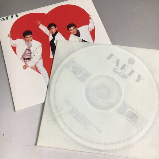 UNY8/44 廃盤 激レア 美品 希少 LPジャケットCD 少年隊 PARTY 22XL-261 錦織一清 / 植草克秀 / 東山紀之 昭和アイドル CD パーティー○