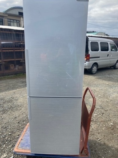 2019年　SHARP 271L 2ドア冷蔵庫　SJ-C27E-S