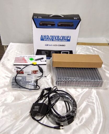 モニター付き　レコーダー2TB 500万画素カメラセット 1台セット