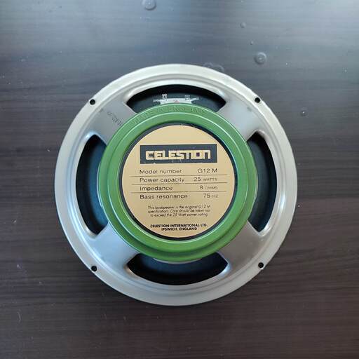 CELESTION G12M Greenback 8Ω 英国製 その２
