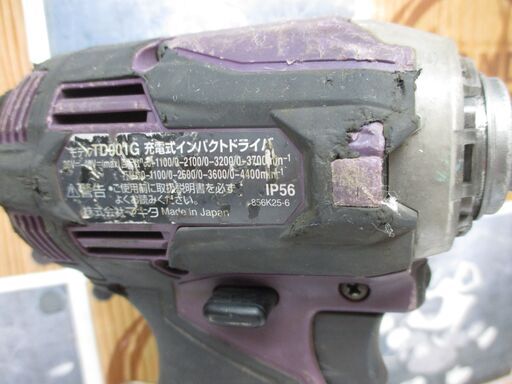 makita マキタ TD001G インパクトドライバ 40V 本体＋バッテリー×1  中古品 【ハンズクラフト宜野湾店】