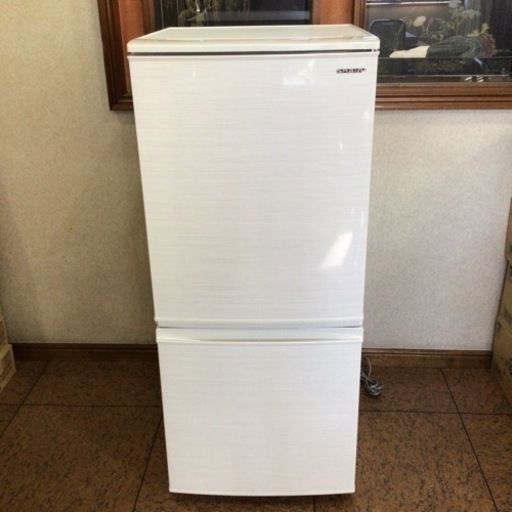 シャープ 冷蔵庫 SJ-D14E-W 2019年製 美品