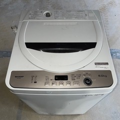 SHARP ES-GE6F 全自動電気洗濯機 / 通電確認済み 中古品