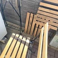 IKEA ガーデンチェア　テーブル　セット　