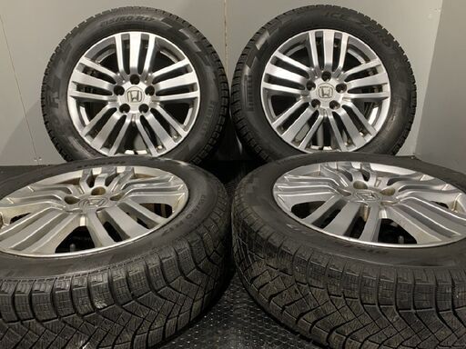 エリシオン 純正ホイール スタットレス 215-60R17 ブリジストン ブリザック VRX2 1000キロ以下 オデッセイ ホンダ エリシオン 純正 17インチ タイヤ\u2022ホイールセット エリシオン