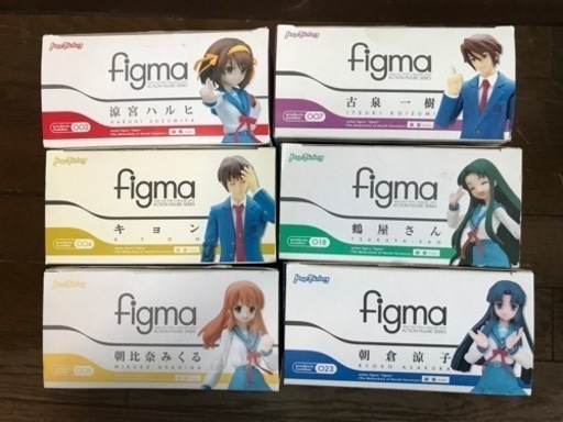 figma 涼宮ハルヒの憂鬱 3体セット 涼宮ハルヒの憂鬱 figma6体セット