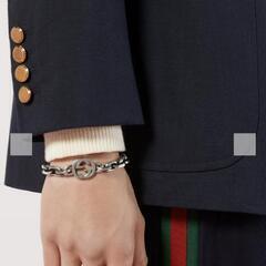 お取り引き完了しました！『お値下げ中』GUCCI　インターロッキング　ゴロブレスレット