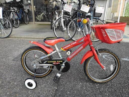 中古子供自転車２９４２　ブリヂストン　クロスファイヤーキッズ　１６インチ　ギヤなし　 身長１０２㎝前後　＊片足スタンドに変更可・無料（購入時のみ）