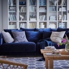 取引成立【元値18万】IKEA Stockholm 3人がけソファ