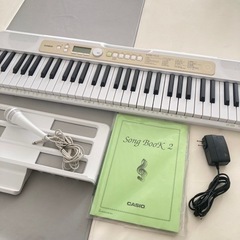 【ほぼ新品】 CASIO 電子ピアノ マイク 楽譜