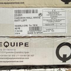 【格安!】スペインEQUIPE製屋内用高級デザインタイル(1箱48枚入り)50箱