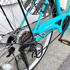 《売約済》自転車　26インチ　シティバイク　sterra   ママチャリ　オートライト　ベル付き　変則ギア　街乗り　町乗り　チャリ　🚚運搬無料エリア有 / 品川区リサイクルショップ　🪜Lumberroom (ランバールーム) / 武蔵小山パルム 戸越銀座 隣接🪜