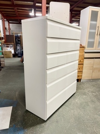 激安‼️ニトリホワイト6段チェストタンス?N890 ニトリ 6段 チェスト