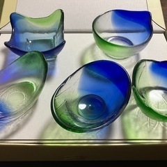 5種 ガラス 小鉢