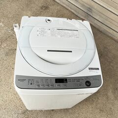 【売約済み】洗濯機 7.0K シャープ ES-GE7E-W 2021年製 中古動作品 クリーニング済み