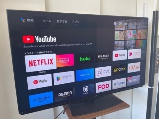 SHARP製★2021年製★60型液晶テレビ★1年間保証付き