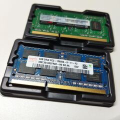 【ネット決済・配送可】DDR3 4GB 2個セット(計8GB）USED