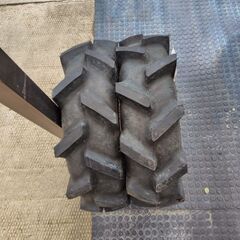 耕運機タイヤ＆ホイール2本6-12