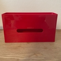 【ネット決済】赤色ティッシュケース