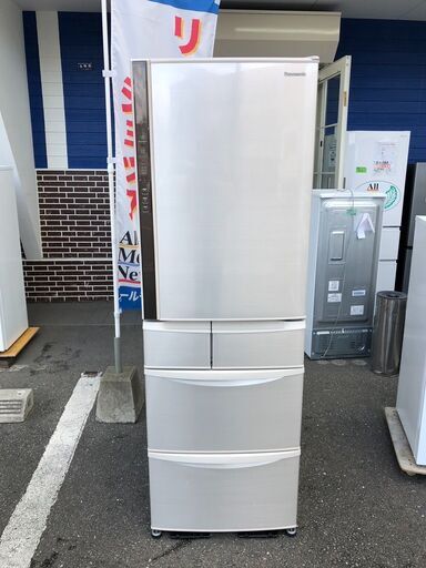 ▼値下げ▼5ドア冷蔵庫 パナソニック 2018年製 406L  NR-E414V キッチン家電 れいぞうこ 参考価格131,110円【安心の3ヶ月保証★送料に設置込】自社配送時代引き可※現金、クレジット、スマホ決済対応※