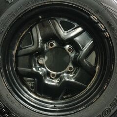 【YOKOHAMA GEOLANDAR i/T-S 185/85R16 105/103L LT】スタッドレス【SUZUKI ジムニー 純正ホイール 16インチ 5J5HPCD139.7】バリ溝 (TG266)