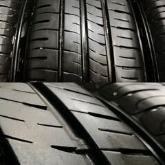 【DUNLOP ENASAVE EC204 185/65R15】夏タイヤ【FEID H5 15インチ 5.5J4HPCD100+45】21年製 バリ溝 フリード ノート等 　(VTL034) 