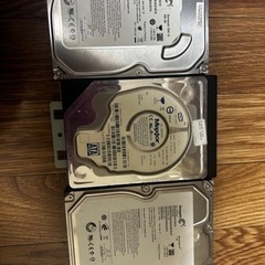 ジャンク　ハードディスク　7個セット オマケ　DVDドライバー付き