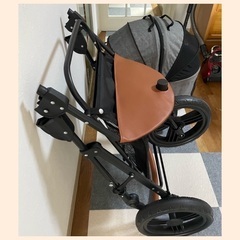 【耐荷重50kg】分離両用折り畳み式ペットカート/レインカバー付き