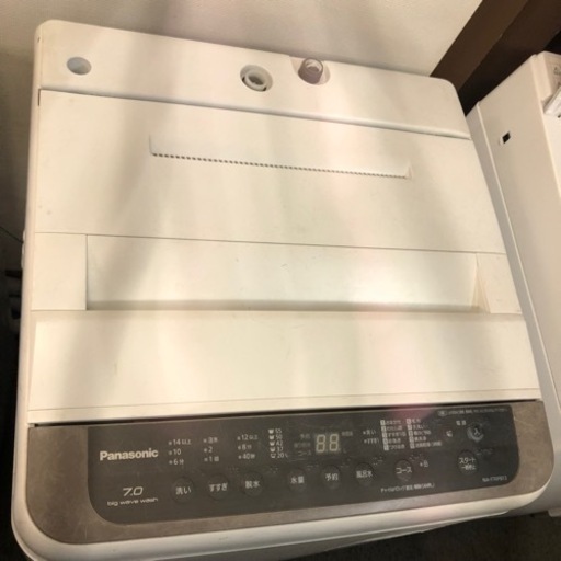 洗濯機。Panasonic。7KG。7000円