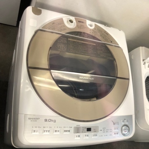 洗濯機。SHARP。9KG。13000円。