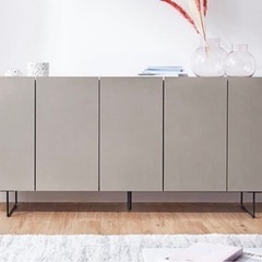 最終値下げ！21日迄！！美品レザー調チェスト