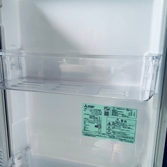 ♦️三菱ノンフロン冷凍冷蔵庫 【2019年製】MR-P15D-B