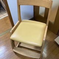 karimoku カリモク 学習椅子 椅子 キャスター付き グリーン